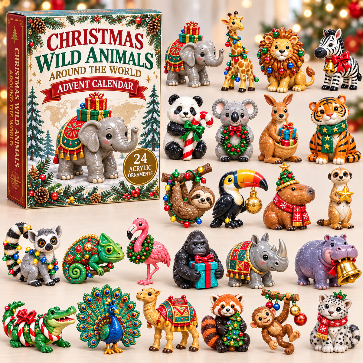 Christmas Wild Animals Advent Calendar 2026 GFTONPT1025
