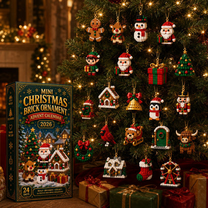 🎄 24-Day Mini Christmas Ornament Advent Calendar — Build, Hang & Countdown ✨