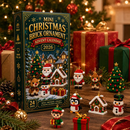 🎄 24-Day Mini Christmas Ornament Advent Calendar — Build, Hang & Countdown ✨
